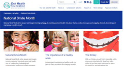 Desktop Screenshot of nationalsmilemonth.org